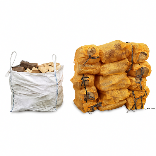 Kiln-Dried Firewood - 15 X 30L Nets (Equivalent to a Builder's Bag)