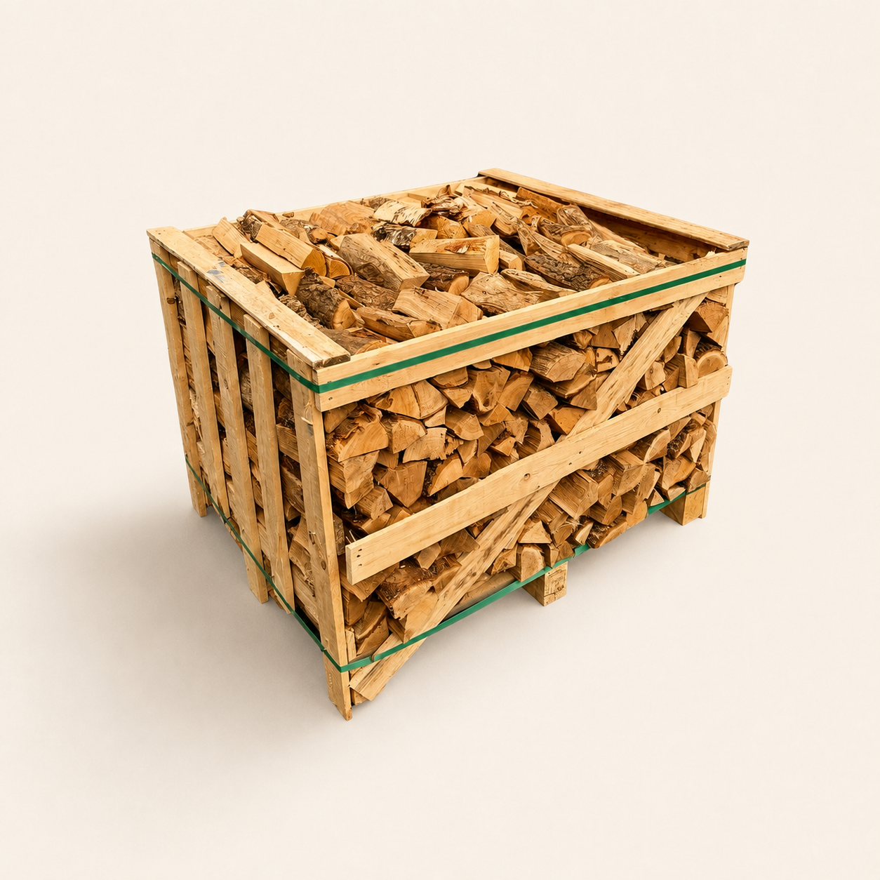 Kiln-Dried Ash & Oak Firewood Crate