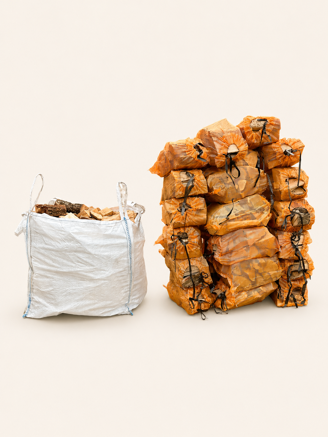 20 NETS - OVER 1 CUBIC METRE OF KILN DRIED FIREWOOD